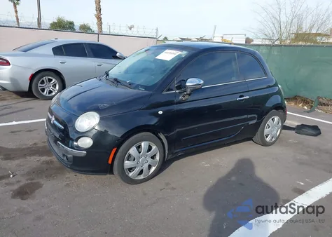2012 Fiat 500 Lounge z USA, uszkodzony, nr VIN 3C3CFFCR4CT314335